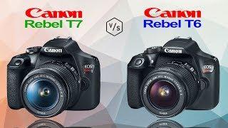 Canon Rebel T7 (EOS 2000D) vs Canon Rebel T6 (EOS 1300D)