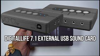 DigitalLife 7 1 External USB Sound Card