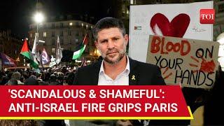 Paris Erupts Against Netanyahu's Far-right Minister: Thousands Protest Pro-Israel Gala | Watch