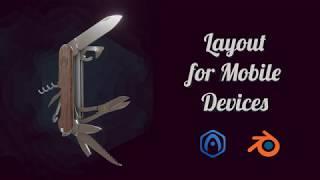 Verge3D for Blender Basics - Part 6 - Layout for Mobile Devices