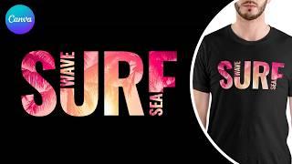 Canva T-Shirt Design: Easy Text Effects Tutorial