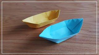 HOW TO: PAPER BOAT | EASY ORIGAMI