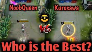 NoobQueen VS Kurosawa | Fanny freestyle | Mobile Legends 2020