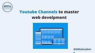 Most Top YouTube channels to master web development #shorts