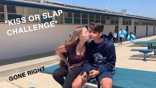 KISS OR SLAP (HIGH SCHOOL EDITION) *GONE RIGHT* | Public Interviews