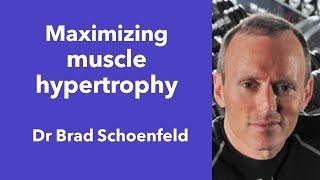 #51 - Maximizing muscle hypertrophy with Dr Brad Schoenfeld