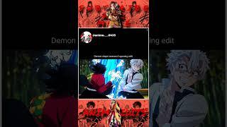 Mugen’s Fury: Demon Slayer Season 4 Opening Edit #shorts #anime #animeedit #shortsfeed