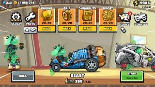 Hill Climb Racing 2 - New Vehicle BEAST - GamePlay Walkrhough