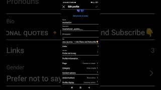 How to add pronoun to Instagram||