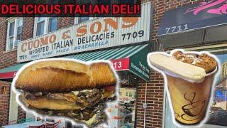 The Best Italian Deli in NJ? Cuomo & Sons! Chicken Parm, Steak Sandwich, Fresh Mozzarella!