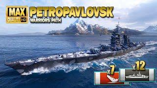 Cruiser Petropavlovsk on map Warrior´s Path - World of Warships