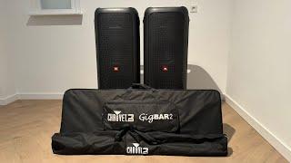 2x JBL Partybox 1000 + Chauvet Gigbar 2 | Party pakket 100 personen