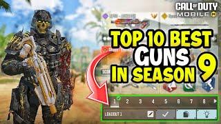 Top 10 Best Guns in Season 9 CODM 2024 | Gunsmith Loadout/Class Setup | Cod Mobile