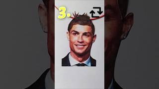 Which Ronaldo's hairstyle do you like ?#football #creative #art #shorts