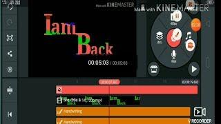 How to Make Name Art Editing on Tiktok || kinemaster Name Art tutorial