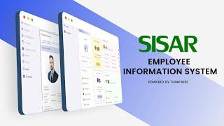 SISAR's Low-Code EIS (Employee Information Solutions) | Built using THINKWISE #lowcode #thinkwise