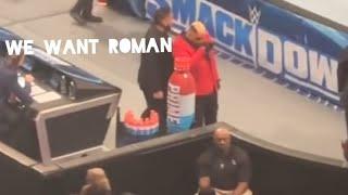Unseen footage of Solo sikoa trash talking WE want Roman reigns chants on WWE SMACKDOWN