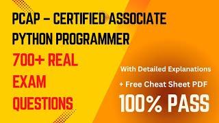 Python PCAP (31-03) Exam Dumps Questions 2024 - Real Practice tests