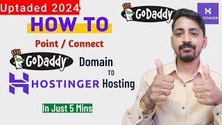 How to Connect GoDaddy Domain with Hostinger Hosting | Point Godaddy Domain to Hostinger | 2024 New