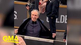 Watch F. Murray Abraham’s reaction when fans cheered for him at Golden Globes