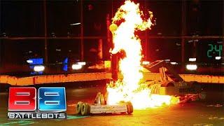 Most Brutal Knockouts In Under 60 Seconds! | BATTLEBOTS