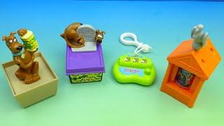 1998 KFC SCOOBY-DOO set of 4 CARTOON NETWORK COLLECTIBLES VIDEO REVIEW