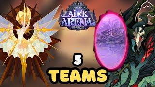 AFK ARENA - TEMPORAL RIFT 5 TEAMS - FLOOR 240