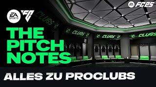 Alle Neuheiten zu FC25 ProClubs | Pitch Notes