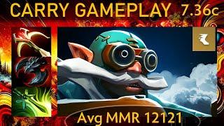  7.36c Gyrocopter |KDA - 38 KP - 80%| Carry Gameplay - Dota 2 Top MMR