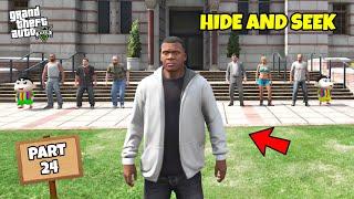 GTA 5 : FRANKLIN, SHINCHAN AND PINCHAN PLAYING HIDE AND SEEK  PART 24