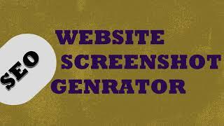 Website Screenshot Generator