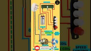 How to do wiring connection of table fan,table fan wiring #youtubeshorts #shortsviral #electrical