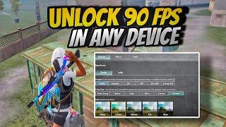 ENABLE 90 FPS IN ANY DEVICE 3.2 UPDATE | 100% WORKING TRICK | BGMI 