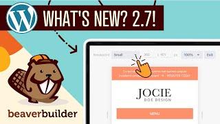 Beaver Builder 2.7 Update: NEW Responsive Editing Interface, ACF Blocks Integration + More!