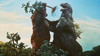 Godzilla vs King Kong - Tree Scene - King Kong vs. Godzilla (1962) Movie Clip HD