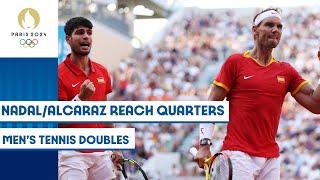  Nadal / Alcaraz through to third round in men's doubles tennis  | Paris 2024 Highlights