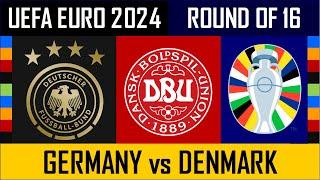 Prediction: GERMANY vs DENMARK -  Round of 16 - Euro 2024