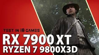 RX 7900 XT + Ryzen 7 9800X3D // Test in 18 Games | 1440p + FSR