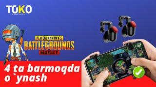 PUBG MOBILEni 4 ta barmoqda o`ynash uchun ANTIQA TRIGGERLAR