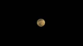 Astronomy : Rotation of the planet Mars during 3h45 with a C8 telescope