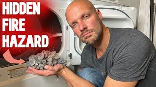 Deep Cleaning DRYER LINT TRAP | HIDDEN FIRE HAZARD