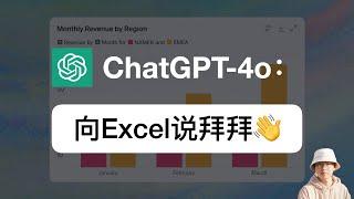 ChatGPT-4o数据分析能力大升级：可视化+互動式！上班族不再需要學習Excel了