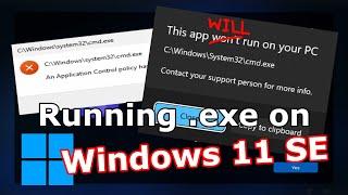 Hacking Windows 11 SE