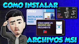 COMO RESOLVER PROBLEMAS DE INSTALACION DE ARCHIVOS MSI EN CUALQUIER SISTEMA WINDOWS