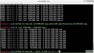 Kali Linux - vid 18 - Howto use Enhanced version of dd (dcfldd) - Linux Academy