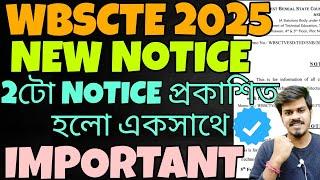 Wbscte New Notice 2025 | WBSCTE Polytechnic 2nd Sem | WEBSCTE New Notice 2025 | Youth Hub Education