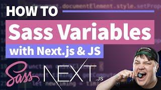 Export Sass Variables to JavaScript with Next.js