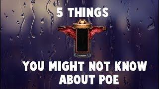 5 Interesting Things You Might Not Know About Path of Exile