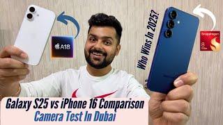 Galaxy S25 vs iPhone 16 Comparison - Biggest Differences Explained!