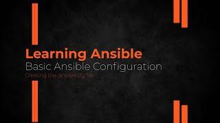 Managing your Ansible Configuration